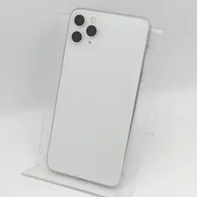 【中古】Apple SoftBank 【SIMロック解除済み】 iPhone 11 Pro Max 256GB シルバー MWHK2J/A【中野】保証期間１ヶ月【ランクC】