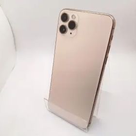 【中古】Apple au 【SIMロック解除済み】 iPhone 11 Pro Max 64GB ゴールド MWHG2J/A【アリオ倉敷】保証期間１ヶ月【ランクB】