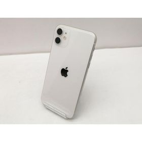 【中古】Apple SoftBank 【SIMロック解除済み】 iPhone 11 64GB ホワイト MWLU2J/A【仙台イービーンズ】保証期間１ヶ月【ランクB】