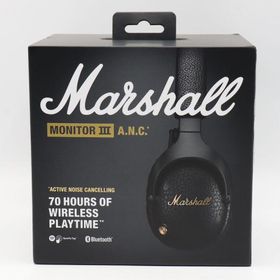 ボーナスストア+5％【新品未開封】Marshall MONITOR III A.N.C. ブラック ヘッドホン アクティブノイズキャンセリング マーシャル モニター 本体