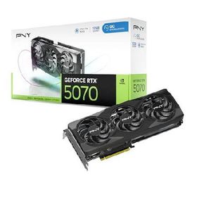 【並行輸入品】 PNY GeFORCE RTX 5070 12GB Overclocked TripleFan グラフィックスボード VCG507012TFXPB1-O VD9083