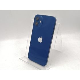 【中古】Apple docomo 【SIMロック解除済み】 iPhone 12 128GB ブルー MGHX3J/A【千葉】保証期間１ヶ月【ランクC】