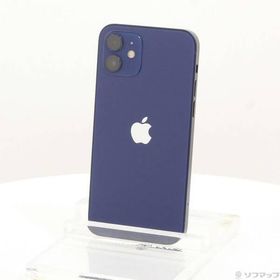 〔中古〕Apple(アップル) iPhone12 128GB ブルー MGHX3J／A SIMフリー〔377-ud〕