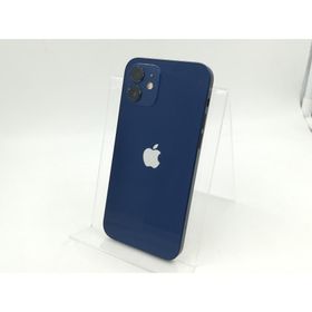 【中古】Apple docomo 【SIMロック解除済み】 iPhone 12 128GB ブルー MGHX3J/A【千葉】保証期間１ヶ月【ランクB】