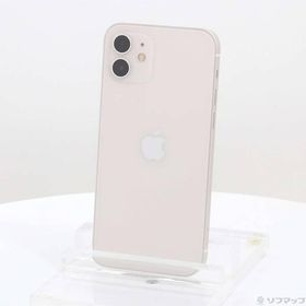 〔中古〕Apple(アップル) iPhone12 64GB ホワイト MGHP3J／A SIMフリー〔368-ud〕
