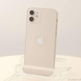 〔中古〕Apple(アップル) iPhone12 64GB ホワイト MGHP3J／A SIMフリー〔196-ud〕