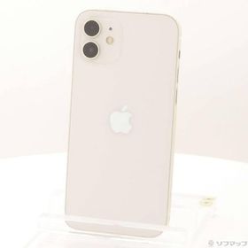 〔中古〕Apple(アップル) iPhone12 64GB ホワイト MGHP3J／A SIMフリー〔269-ud〕