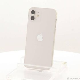 〔中古〕Apple(アップル) iPhone12 64GB ホワイト MGHP3J／A SIMフリー〔368-ud〕