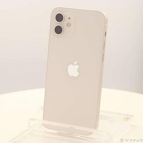 〔中古〕Apple(アップル) iPhone12 64GB ホワイト MGHP3J／A SIMフリー〔377-ud〕