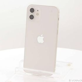 〔中古〕Apple(アップル) iPhone12 64GB ホワイト MGHP3J／A SIMフリー〔269-ud〕