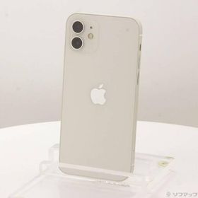 〔中古〕Apple(アップル) iPhone12 64GB ホワイト MGHP3J／A SIMフリー〔247-ud〕
