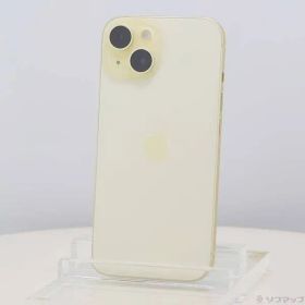ソフマップ 〔中古品〕 iPhone15 128GB イエロー MTMK3J／A SIMフリー【198】