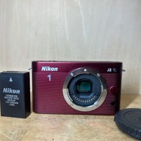 Nikon 1 J2 ワインレッドボディー完動極美品