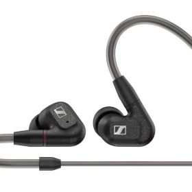 ゼンハイザー Sennheiser イヤホン 有線 IE 300 ブラック ダイナミック カナル型 オーディオファイル MMCX 高遮音性 【国内正規品】