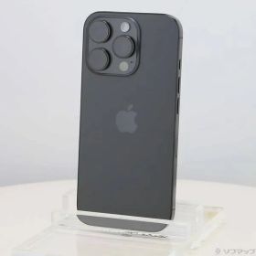 ソフマップ 〔中古品〕 iPhone16 Pro 128GB ブラックチタニウム FYMV3J／A SIMフリー【377】