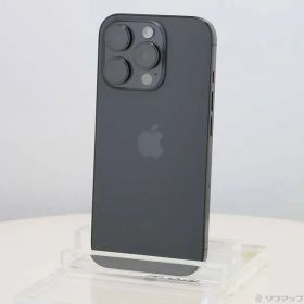 ソフマップ 〔中古品〕 iPhone16 Pro 128GB ブラックチタニウム MYMV3J／A SIMフリー【377】