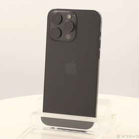 (中古)Apple iPhone15 Pro Max 512GB ブラックチタニウム MU6U3J/A SIMフリー(305-ud)