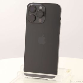 (中古)Apple iPhone15 Pro Max 512GB ブラックチタニウム MU6U3J/A SIMフリー(377-ud)