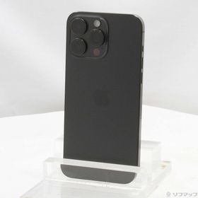 (中古)Apple iPhone15 Pro Max 512GB ブラックチタニウム MU6U3J/A SIMフリー(198-ud)