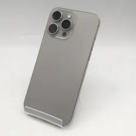 【中古】Apple 国内版 【SIMフリー】 iPhone 15 Pro Max 512GB ナチュラルチタニウム MU6W3J/A【新橋烏森通り】保証期間１ヶ月【ランクA