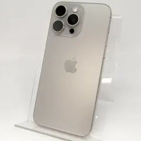 【中古】Apple 国内版 【SIMフリー】 iPhone 15 Pro Max 512GB ナチュラルチタニウム MU6W3J/A【大宮東口】保証期間１ヶ月【ランクA】