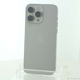 (中古)Apple iPhone15 Pro Max 512GB ナチュラルチタニウム MU6W3J/A SIMフリー(276-ud)