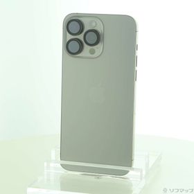 (中古)Apple iPhone15 Pro Max 512GB ナチュラルチタニウム MU6W3J/A SIMフリー(377-ud)