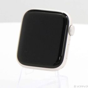 〔中古〕Apple(アップル) Apple Watch SE 第2世代 GPS 44mm スターライトアルミニウムケース バンド無し〔377-ud〕