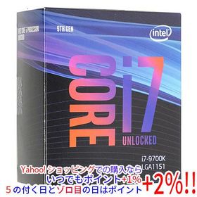 爆買【中古】Core i7 9700K 3.6GHz LGA1151 95W SRELT 元箱あり