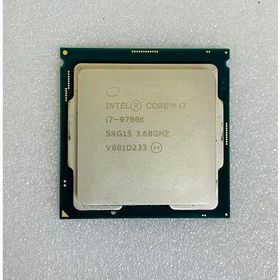 CPU インテル Core i7-9700K 3.60GHz SRG15 LGA1151 Intel Core i7 9700K CORE i7 第9世代 プロセッサー 中古 i7-9th gen processor