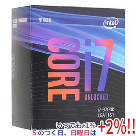 【中古】Core i7 9700K 3.6GHz LGA1151 95W SRELT 元箱あり【いつでも+1％！5のつく日と日曜日は+2%！】 爆買