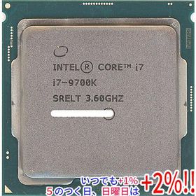 【中古】Core i7 9700K 3.6GHz LGA1151 95W SRELT【いつでも+1％！5のつく日と日曜日は+2%！】 爆買