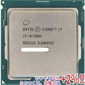 【中古】Core i7 9700K 3.6GHz LGA1151 95W SRG15【いつでも+1％！5のつく日と日曜日は+2%！】 爆買