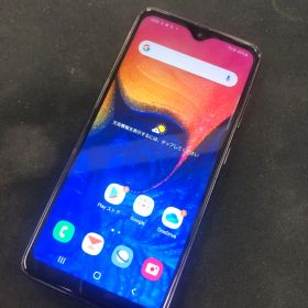 【訳あり品】Galaxy A20 au SIMロック解除済 32GB SCV46 ブラック【保証なし】