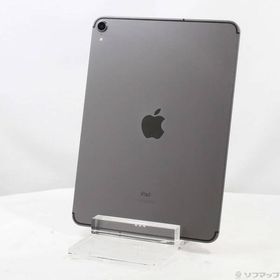 〔中古〕SoftBank iPad Pro 11インチ 64GB スペースグレイ MU0M2J／A SoftBankロック解除SIMフリー〔368-ud〕