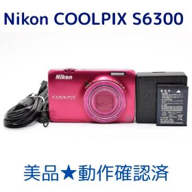 【美品】Nikon COOLPIX S6300 ピンク 動作確認済