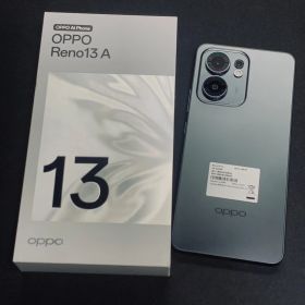 【美品】OPPO Reno13 A SIMロック解除済 128GB A501OP チャコールグレー 利用制限△