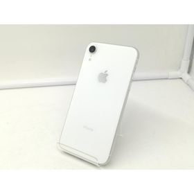 【中古】Apple docomo 【SIMロック解除済み】 iPhone XR 64GB ホワイト MT032J/A【札幌】保証期間１ヶ月【ランクB】