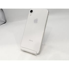 【中古】Apple au 【SIMロック解除済み】 iPhone XR 64GB ホワイト MT032J/A【浜松駅前】保証期間１ヶ月【ランクA】