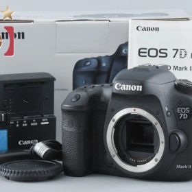 【中古】Canon キヤノン EOS 7D Mark II デジタル一眼レフカメラ 元箱付き