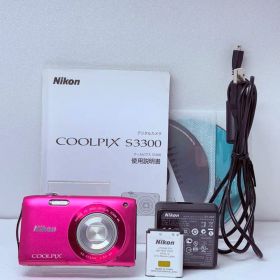 Nikon COOLPIX S3300 ピンク 動作確認済 コンデジ 人気色