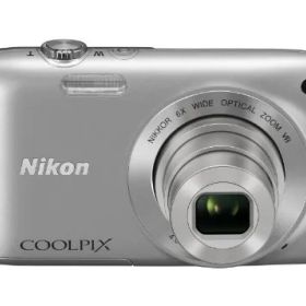 Nikon デジタルカメラ COOLPIX (クールピクス) S3300 クリスタルシルバー S3300SL(中古品)