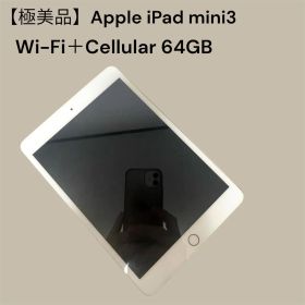 【極美品】Apple iPad mini 3 Wi-Fi+Cellular