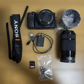 【美品】SONY α6400ダブルズームレンズキット SDカード付