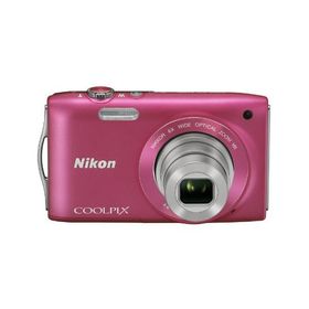 Nikon デジタルカメラ COOLPIX (クールピクス) S3300 ストロベリーピンク S(中古品)