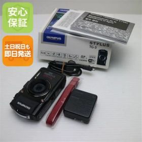 超美品 TG-3 ブラック 即日発送 デジカメ OLYMPUS 本体 土日祝発送OK 03000