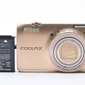 【返品保証】良品｜Nikon ニコン COOLPIX S6300 エレガントゴールド コンパクトデジタルカメラ #C260625-01