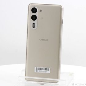 (中古)FCNT (展示品) arrows We2 Plus M06 256GB シャンパンシルバー ASMC06004 SIMフリー(276-ud)