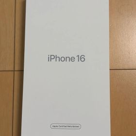 新品未開封 iPhone16 128GB ブラック SIMフリー iPhone整備済製品