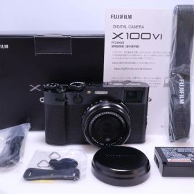 【良品】FUJIFILM X100Ⅵ ブラック 多言語対応モデル X100Ⅵ-B デジタルカメラ